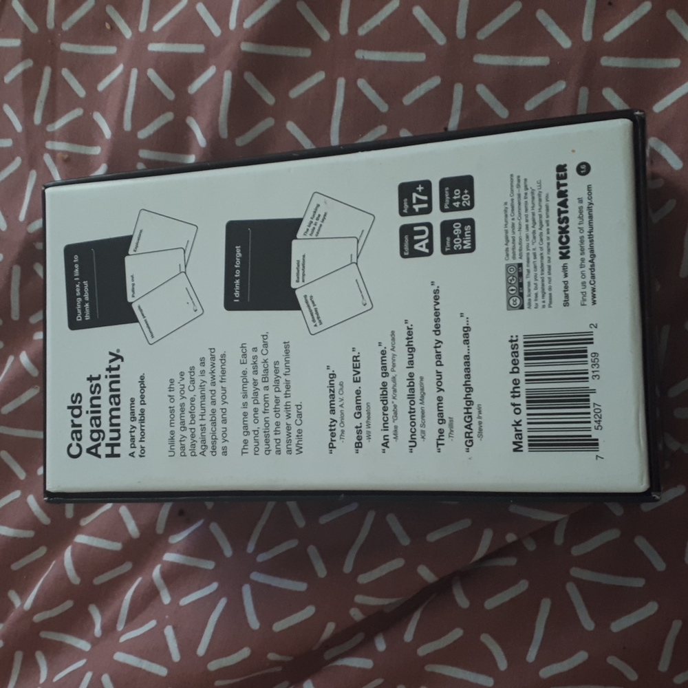 Cards Against humanity card came - Picture 2 of 4